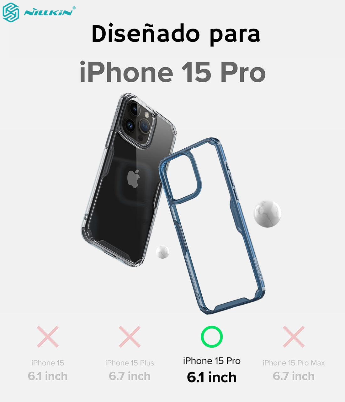 CASE NILLKIN NATURE – IPHONE 15 PRO