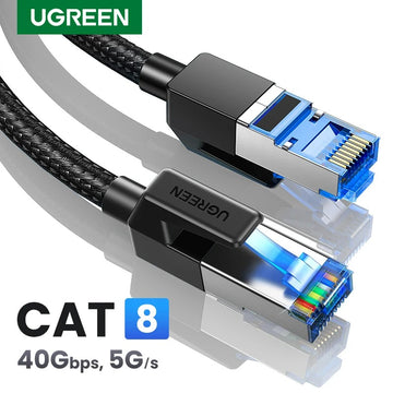 UGREEN Cable Ethernet trenzado CAT8 40gbps 2000MHz