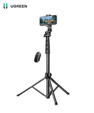 Trípode Selfie Stick Ugreen LP680 con soporte y control Bluetooth