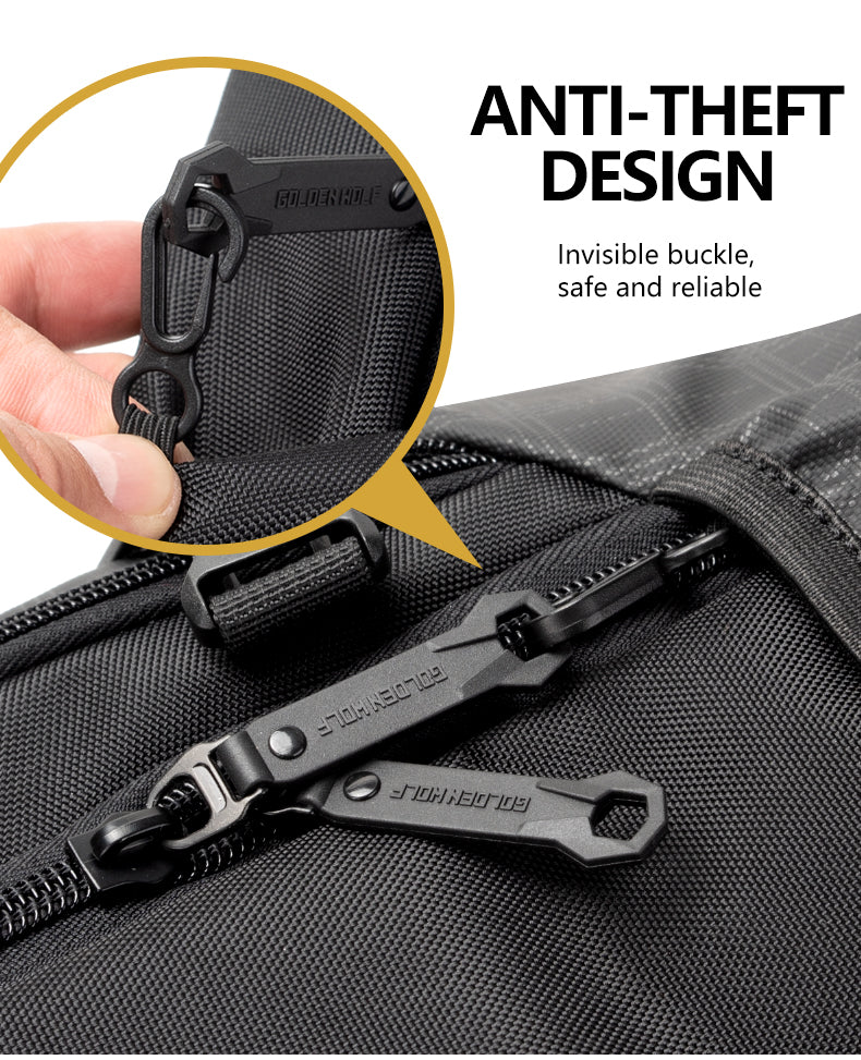 Mochila Golden Wolf B00433 Negro