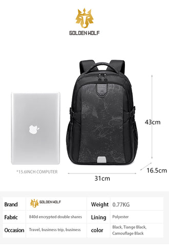 Mochila Golden Wolf B00433 Camuflado