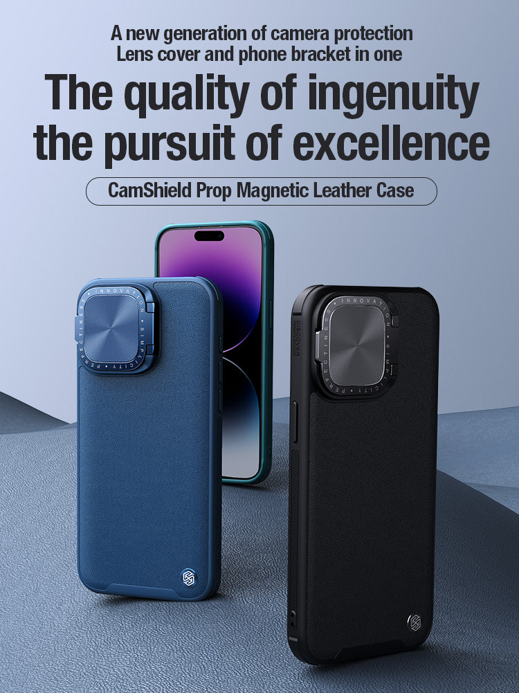 Case Nillkin Camshield Pro Leather – iPhone 15 Pro Max (MagSafe)