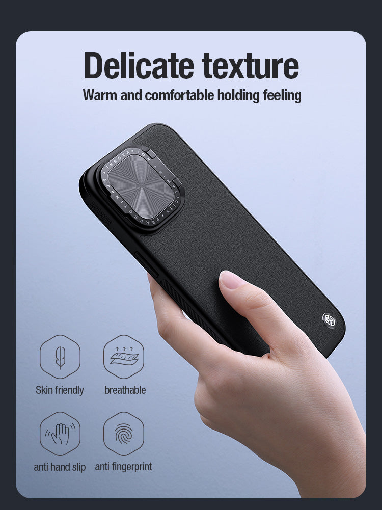 Case Nillkin Camshield Pro Leather – iPhone 15 Pro Max (MagSafe)