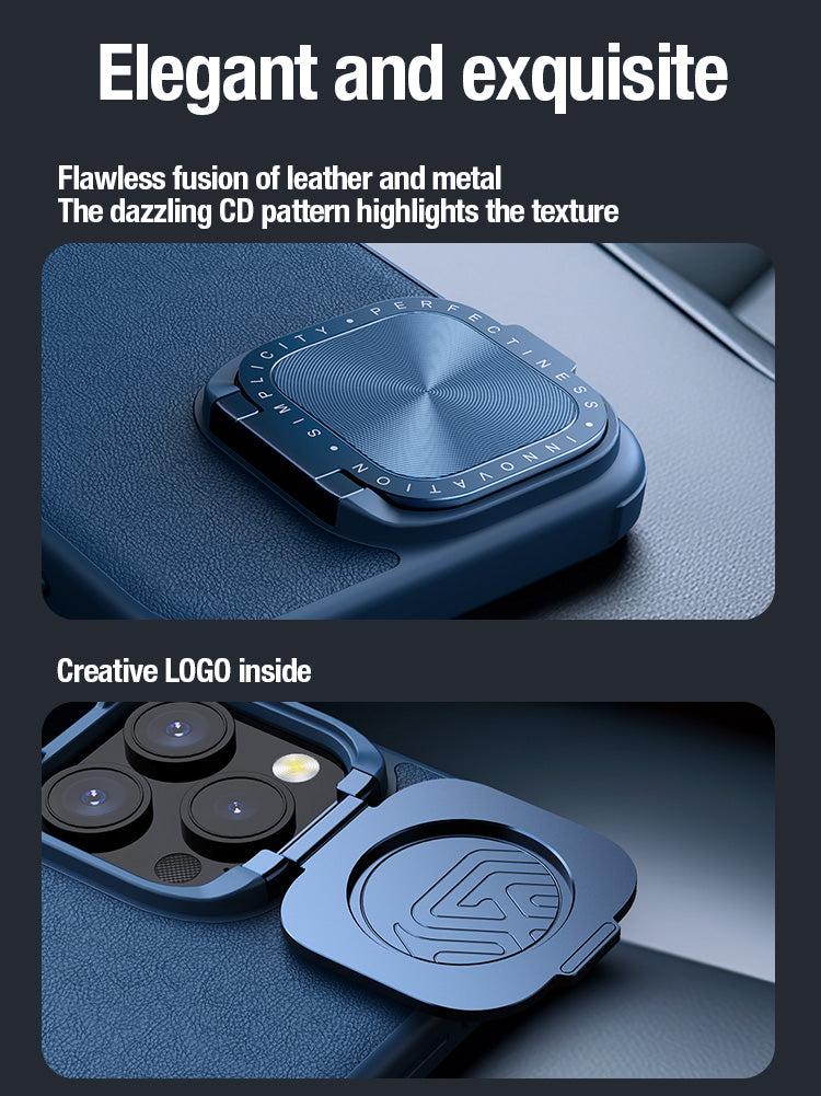 Case Nillkin Camshield Pro Leather – iPhone 15 Pro Max (MagSafe)