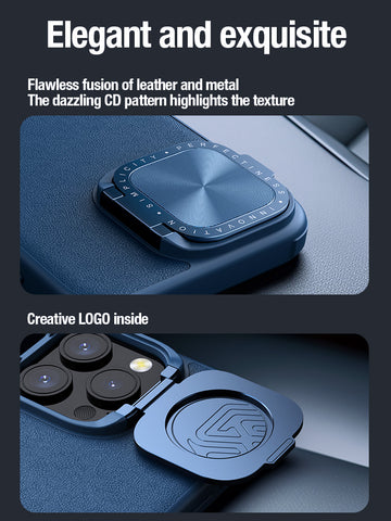 Case Nillkin Camshield Pro Leather – iPhone 15 Pro Max (MagSafe)