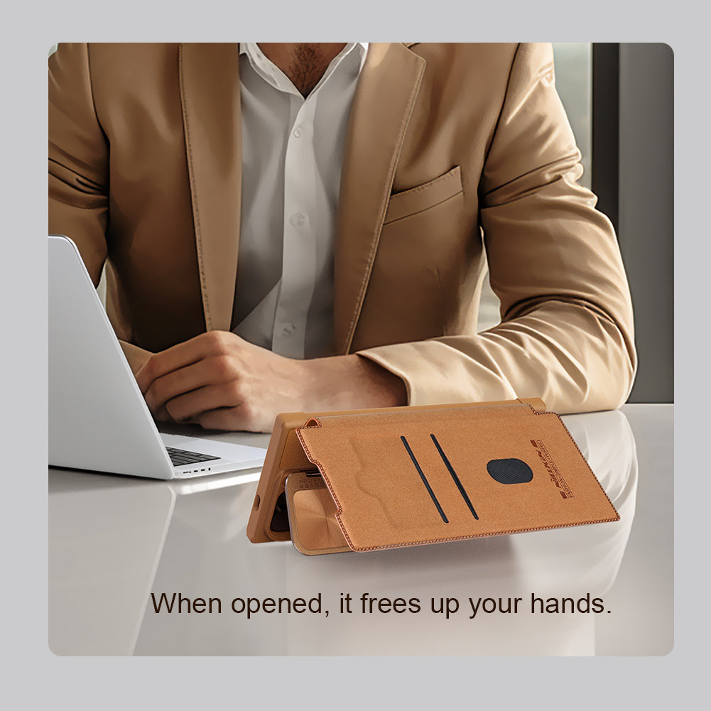CASE NILLKIN QIN LEATHER COVER – Galaxy S24 ULTRA