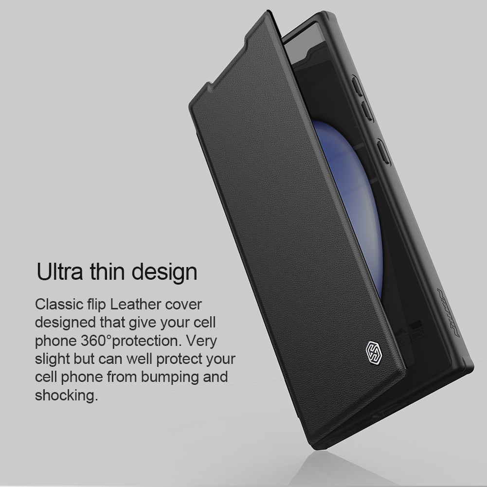CASE NILLKIN QIN LEATHER COVER – Galaxy S24 ULTRA