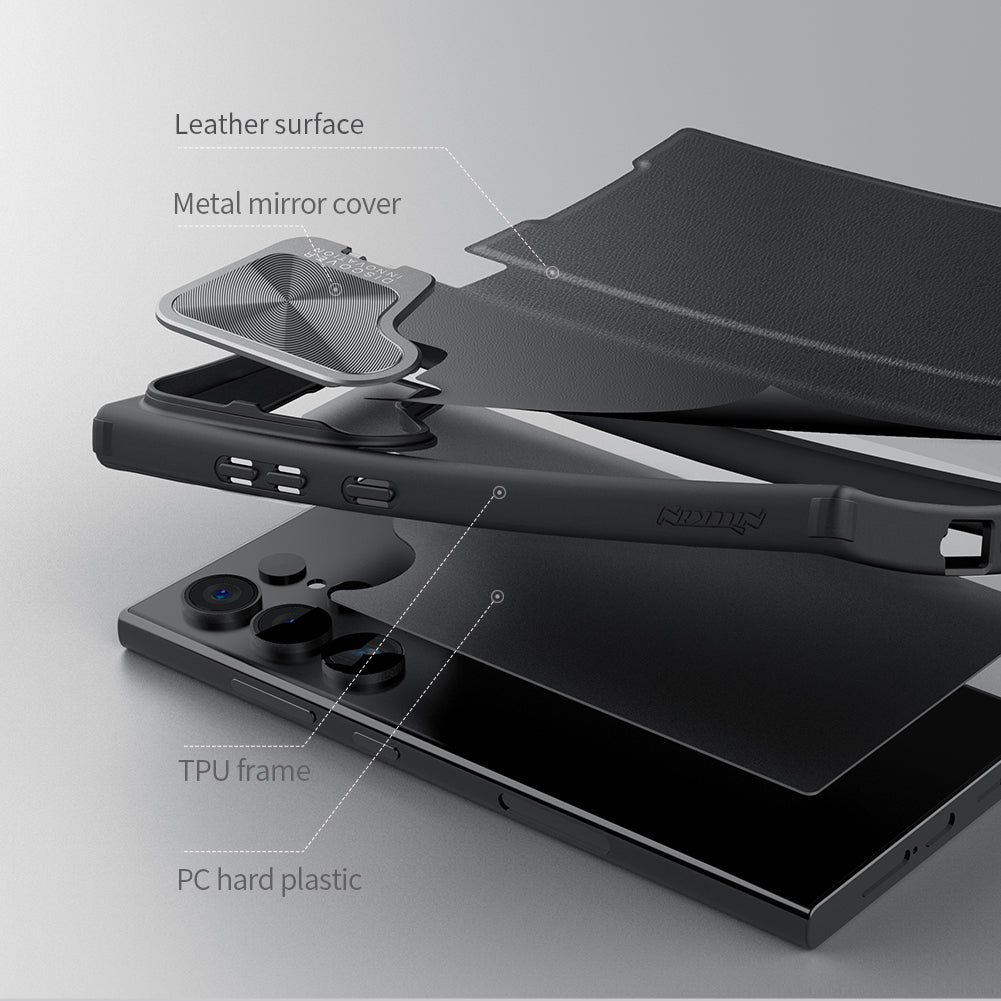 CASE NILLKIN QIN LEATHER COVER – Galaxy S24 ULTRA