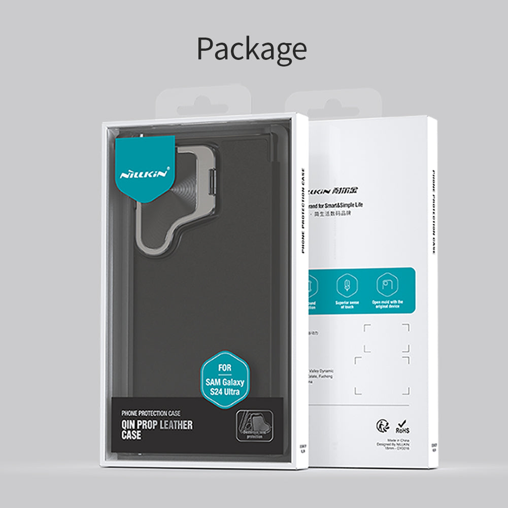 CASE NILLKIN QIN LEATHER COVER – Galaxy S24 ULTRA