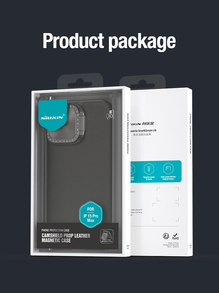 Case Nillkin Camshield Pro Leather – iPhone 15 Pro Max (MagSafe)