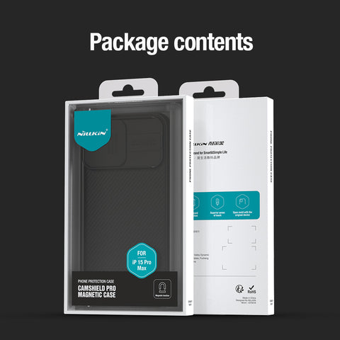 Case Nillkin Camshield Magnetic – iPhone 15 Pro Max (MagSafe)