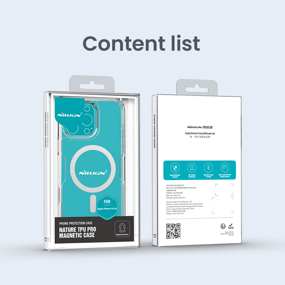 Case Nillkin Nature TPU Pro - iPhone 16 Pro (MagSafe)