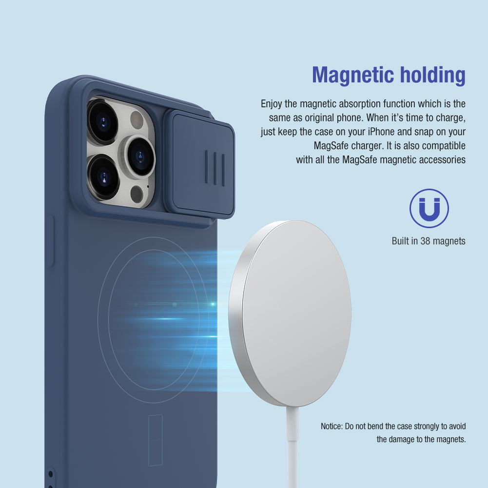 Case Nillkin Silicone – iPhone 15 Pro Max (MagSafe)