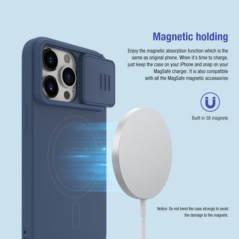 Case Nillkin Silicone – iPhone 15 Pro Max (MagSafe)