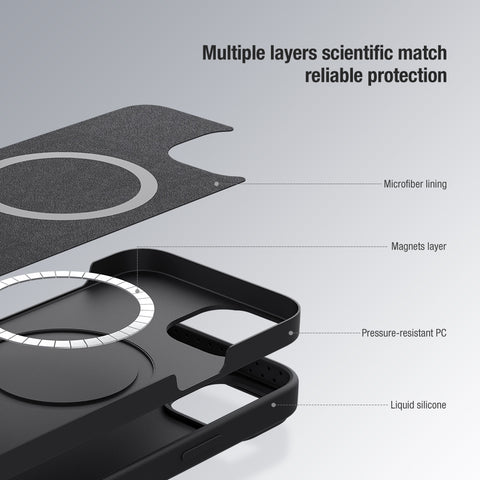 CASE NILLKIN SILICONE – IPHONE 15 PRO (MAGSAFE)