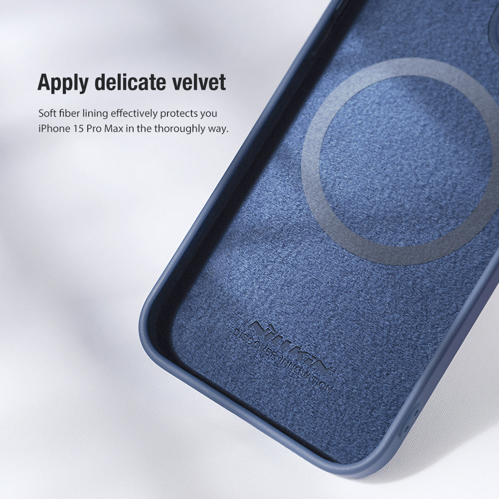 Case Nillkin Silicone – iPhone 15 Pro Max (MagSafe)