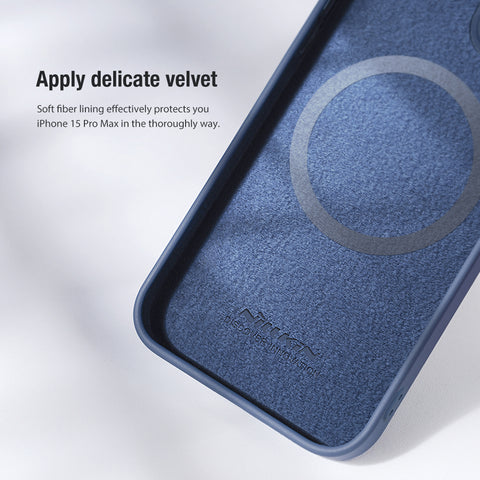 Case Nillkin Silicone – iPhone 15 Pro Max (MagSafe)