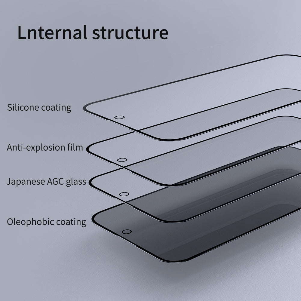 Protector de Pantalla Vidrio Nillkin Anti-espía - iPhone 15 Pro Max