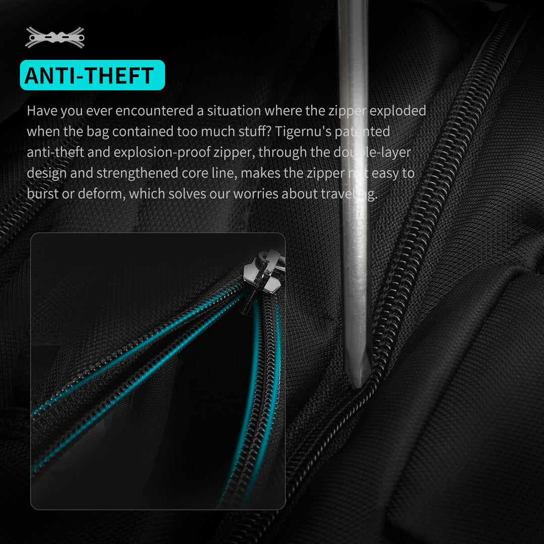 Mochila Antirrobo Tigernu TB31053A Grey