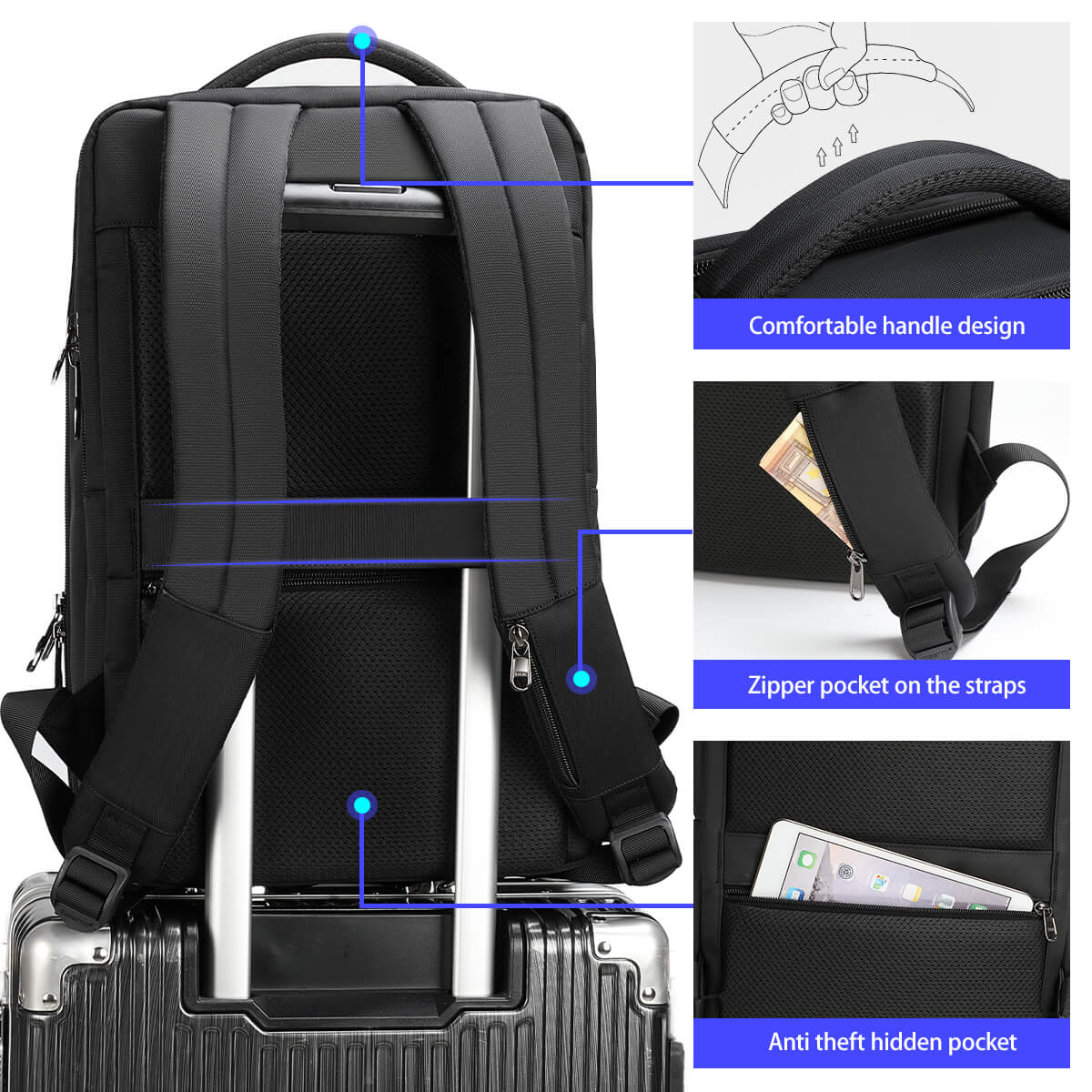 Mochila Ejecutiva Tigernu TB3983