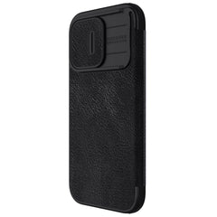 CASE NILLKIN QIN LEATHER COVER BLACK – IPHONE 15 PRO MAX