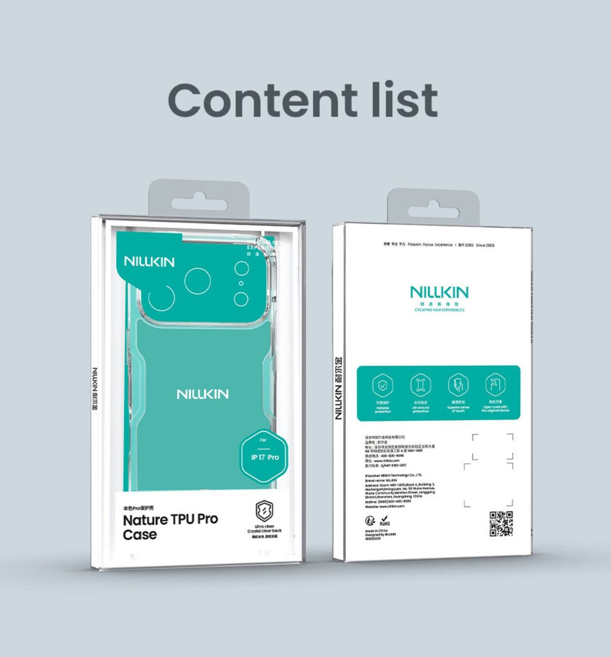 Case Nillkin Nature TPU Pro - iPhone 17 Pro