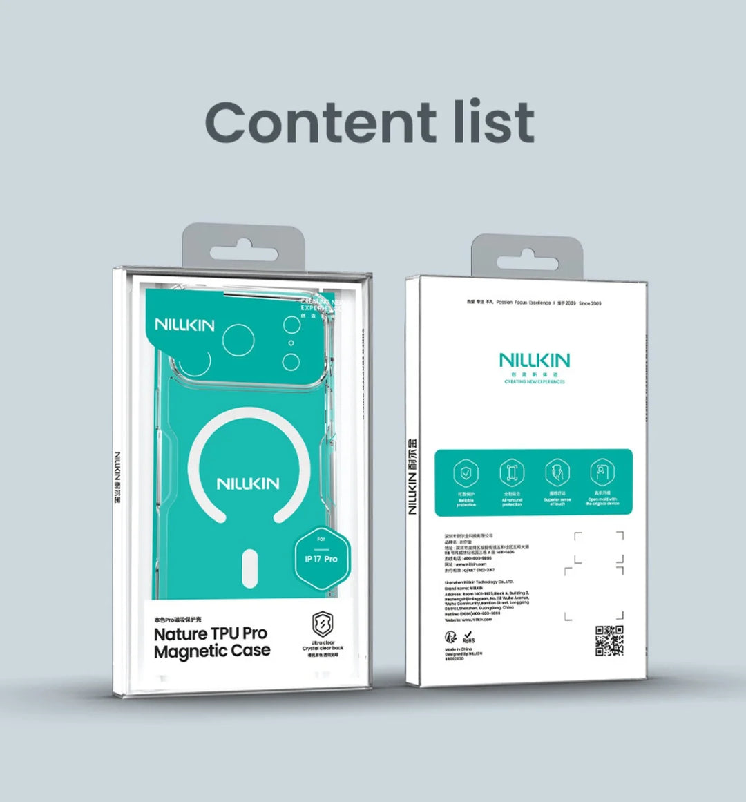 Case Nillkin Nature TPU Pro - iPhone 17 Pro (Magsafe)