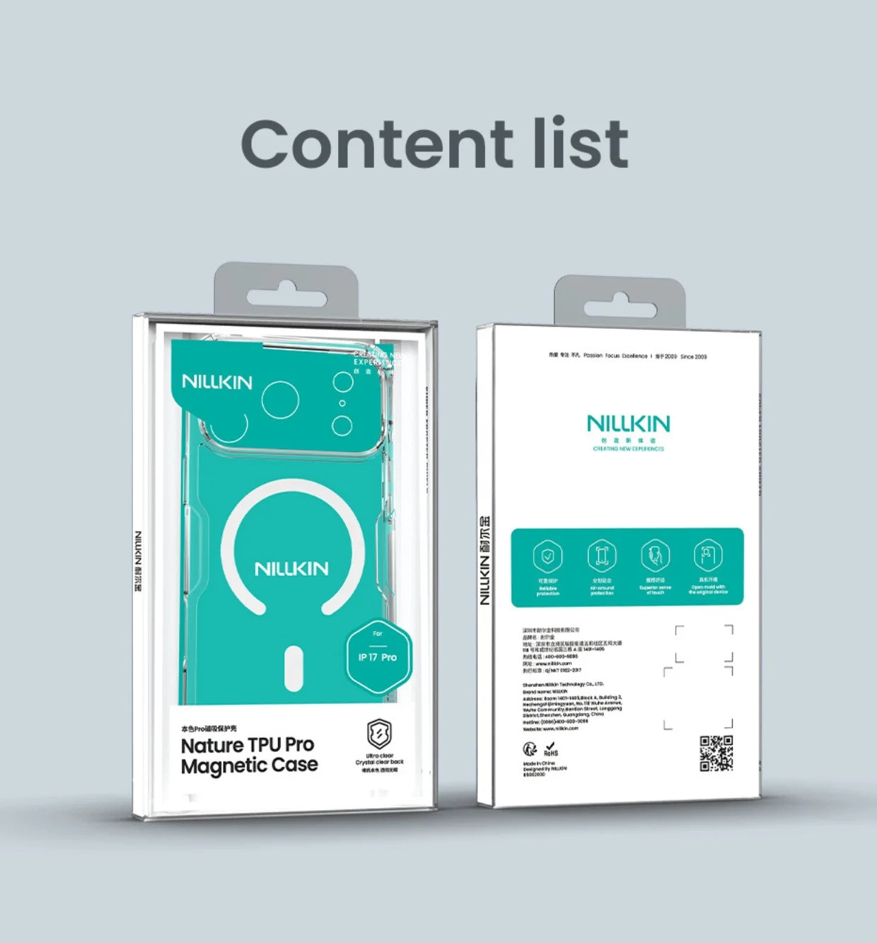 Case Nillkin Nature TPU Pro - iPhone 17 Pro (Magsafe)