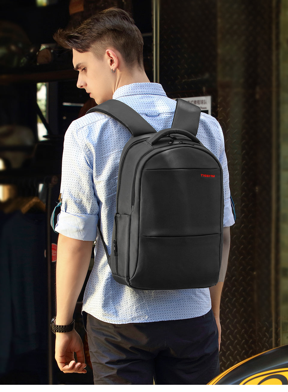 MOCHILA URBANA TIGERNU TB3032A BLACK