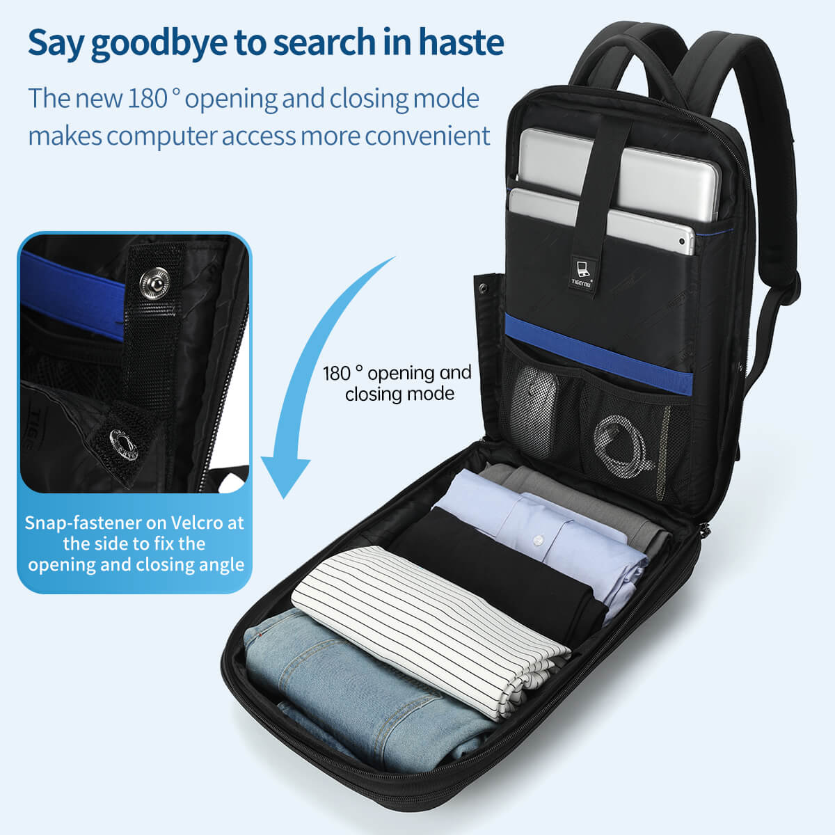 Mochila Antirrobo Lite Tigernu TB9152 Expandible