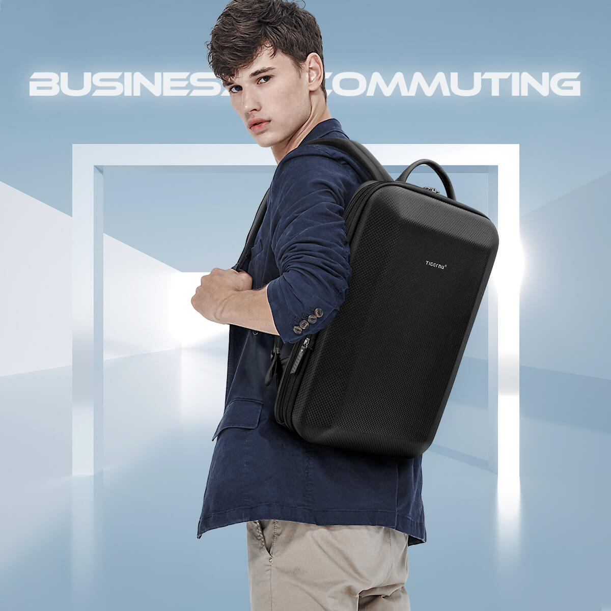 Mochila Antirrobo Lite Tigernu TB9152 Expandible