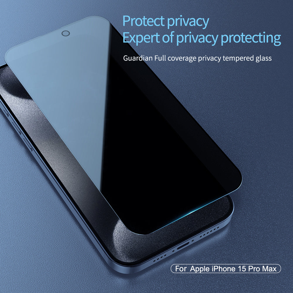 Protector de Pantalla Vidrio Nillkin Anti-espía - iPhone 15 Pro Max