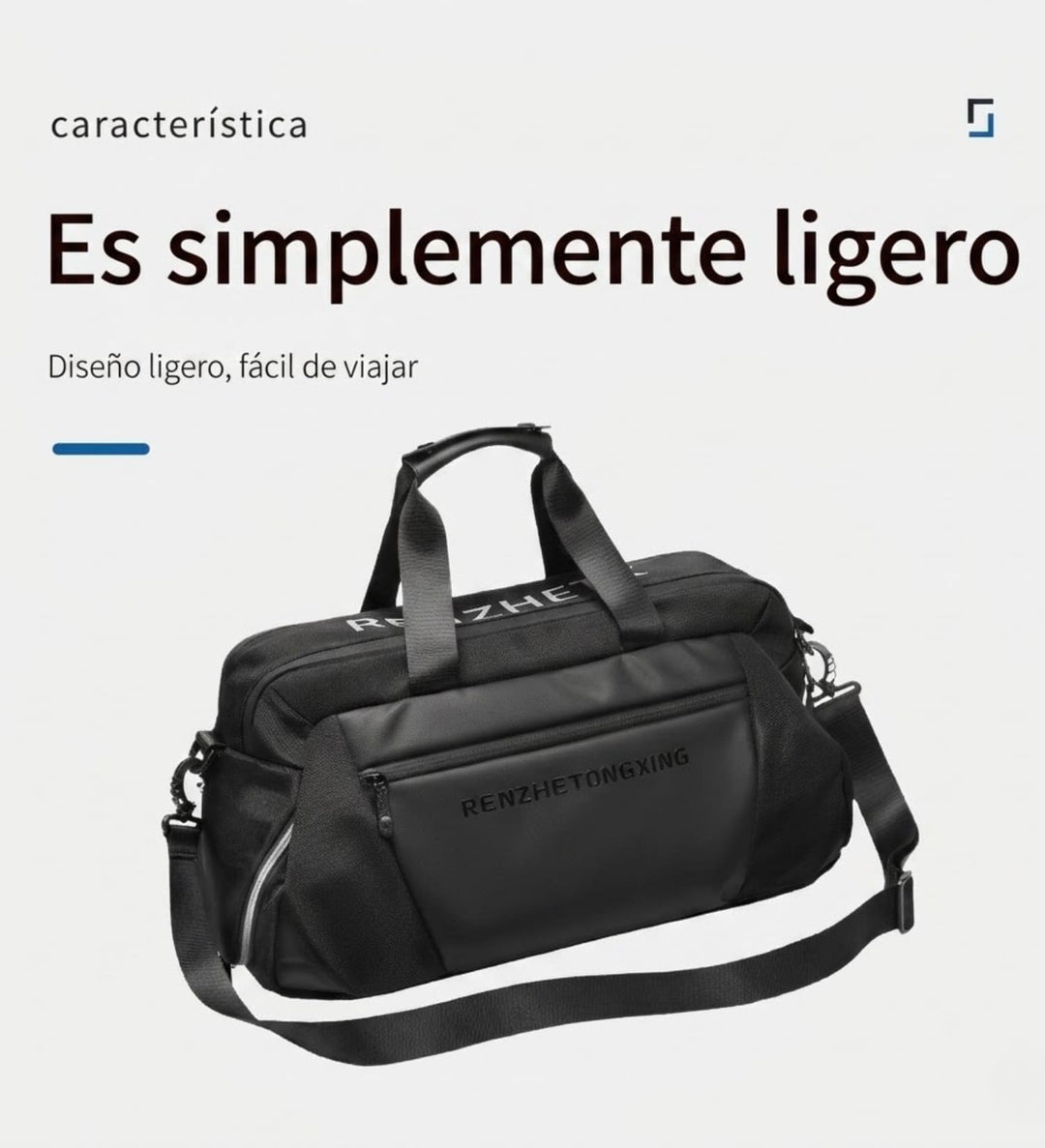Bolso de Viaje y Gimnasio RZTX 35L Impermeable con Porta Zapatos
