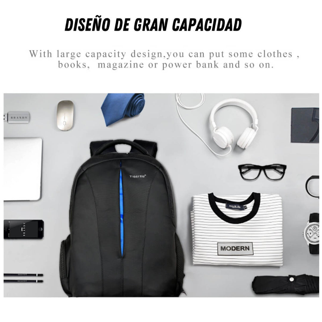Mochila Antirrobo Tigernu TB3105A Blue