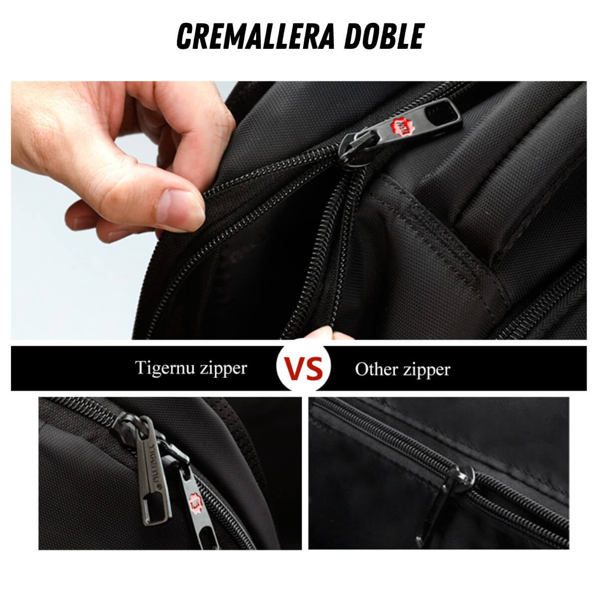 Mochila Antirrobo Tigernu TB3105XL Expandible