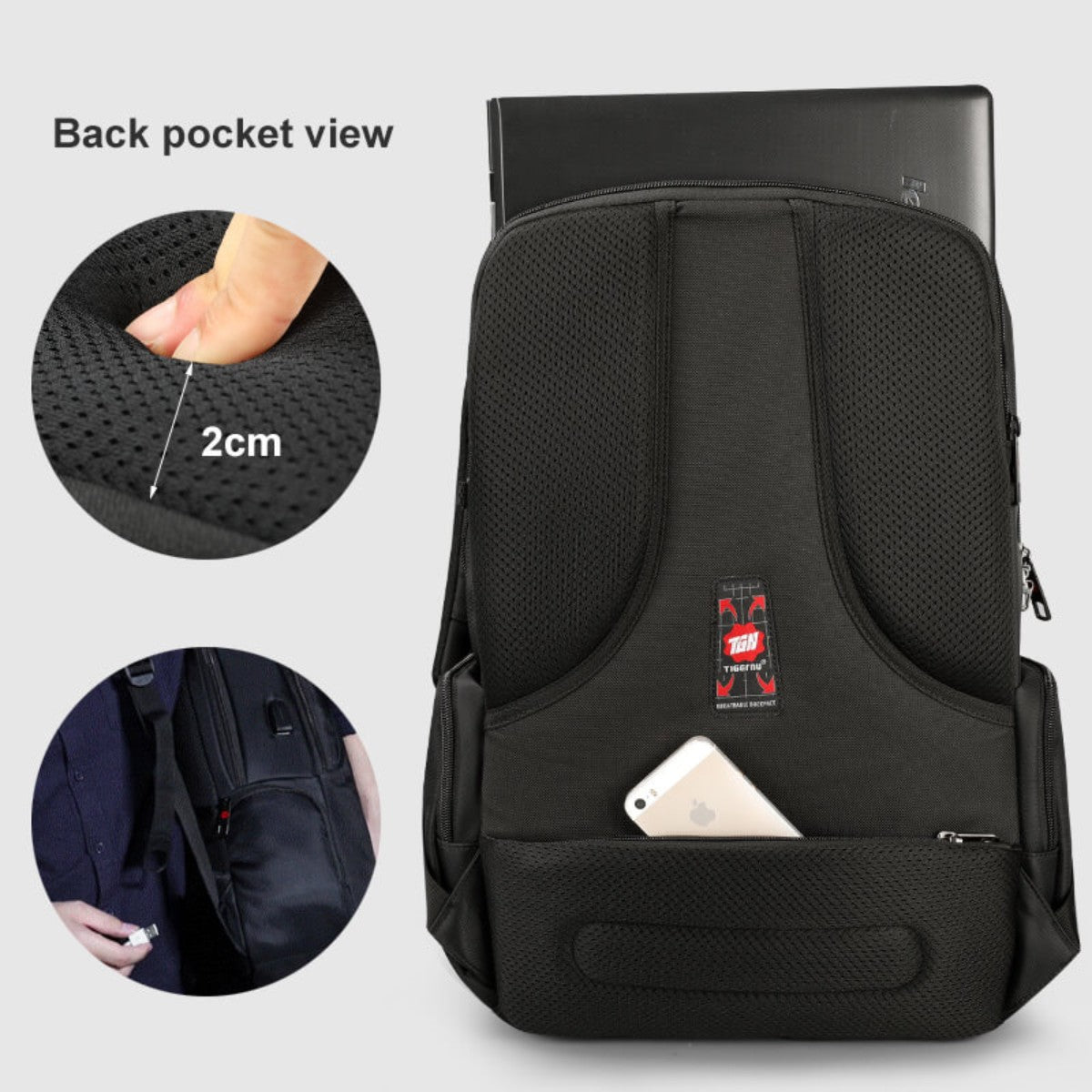 Mochila Urbana Tigernu TB3143USB