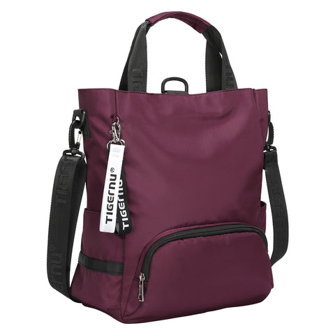 Mochila Bolso Mujer 3 en 1 Tigernu TS8169 Vino