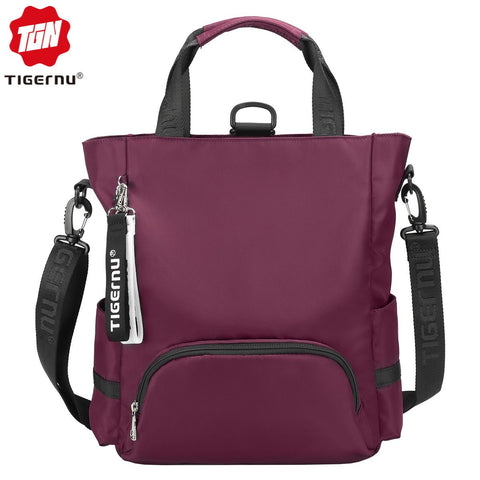Mochila Bolso Mujer 3 en 1 Tigernu TS8169 Vino