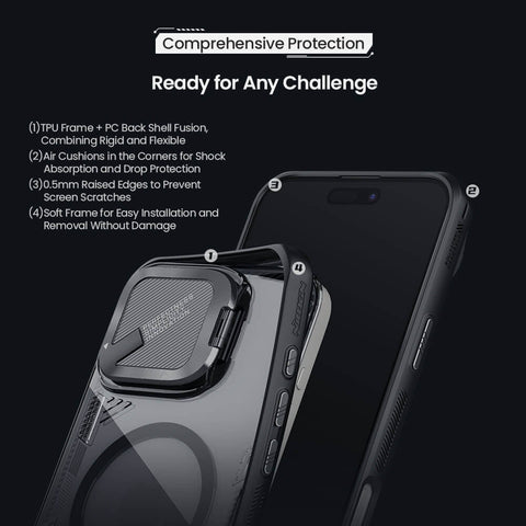 Case Nillkin IceCrystal Prop Magnetic iPhone 16 Pro Max