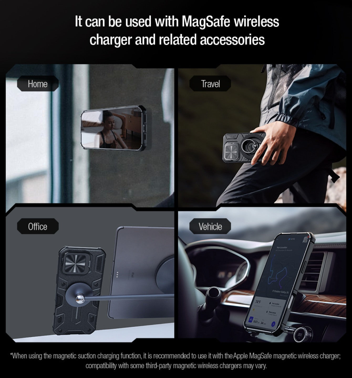Case Nillkin CamShield Armor Pro - iPhone 16 Pro Max (Magsafe)