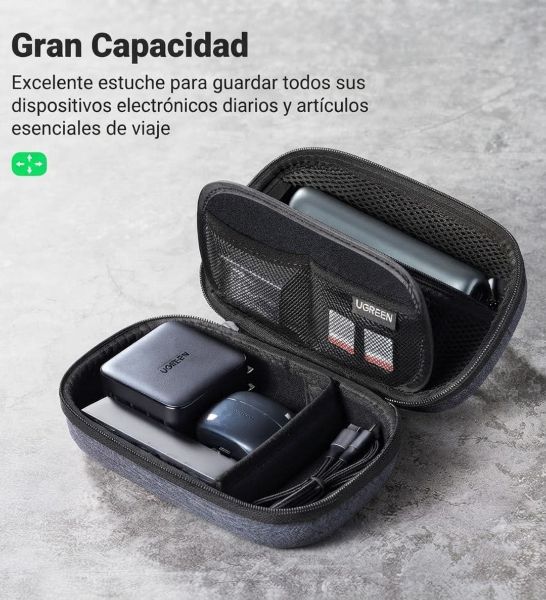 Estuche Organizador Para Cables y Accesorios Ugreen