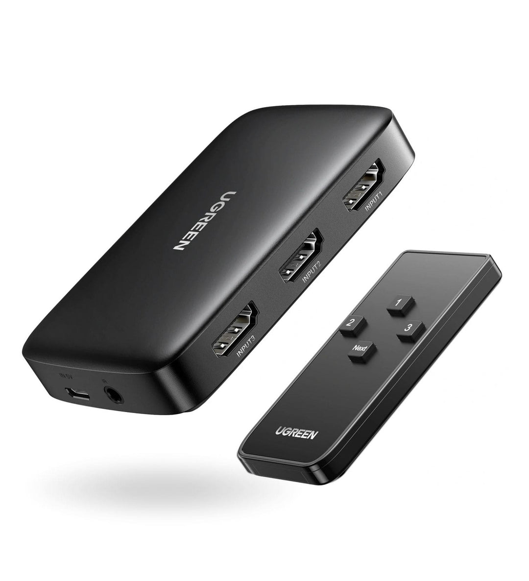 Conmutador Switch HDMI 3 En 1 Salida 4K Con Control Remoto