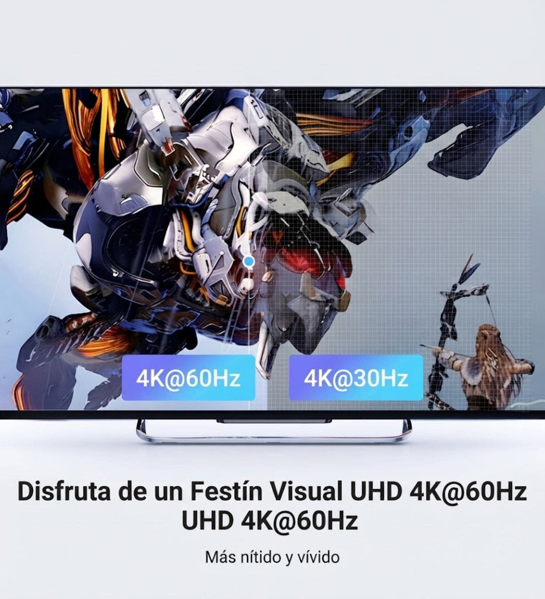 Switch HDMI UGREEN de 5 entradas y 1 salida, HDMI 4K 60Hz control remoto