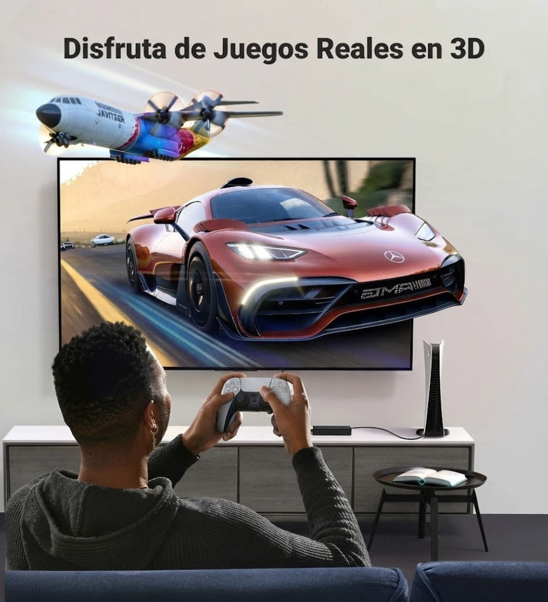 Switch HDMI UGREEN de 5 entradas y 1 salida, HDMI 4K 60Hz control remoto