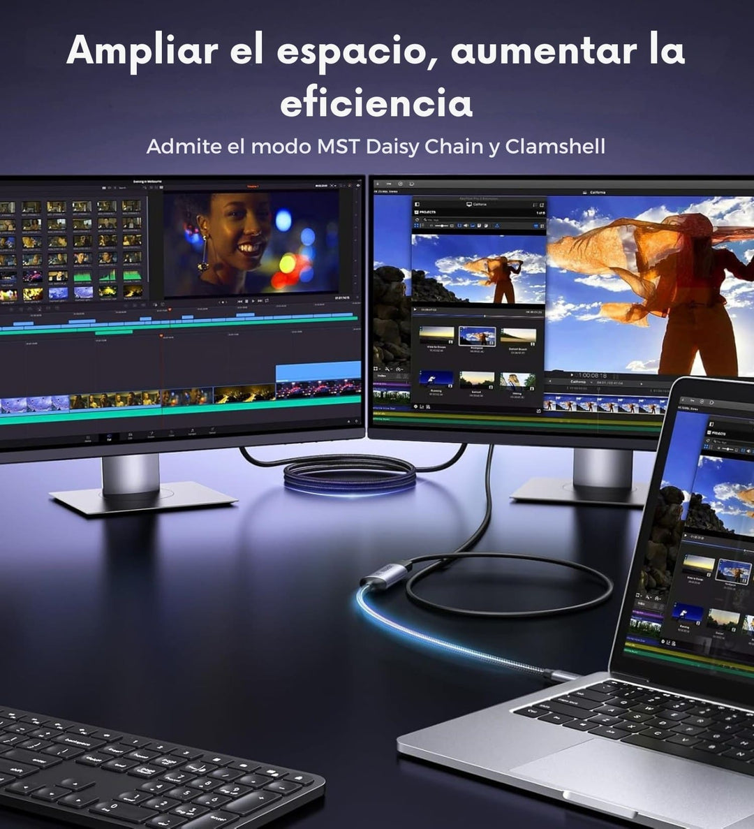 Adaptador UGREEN USB-C a DisplayPort 1.4 - 8K 60Hz