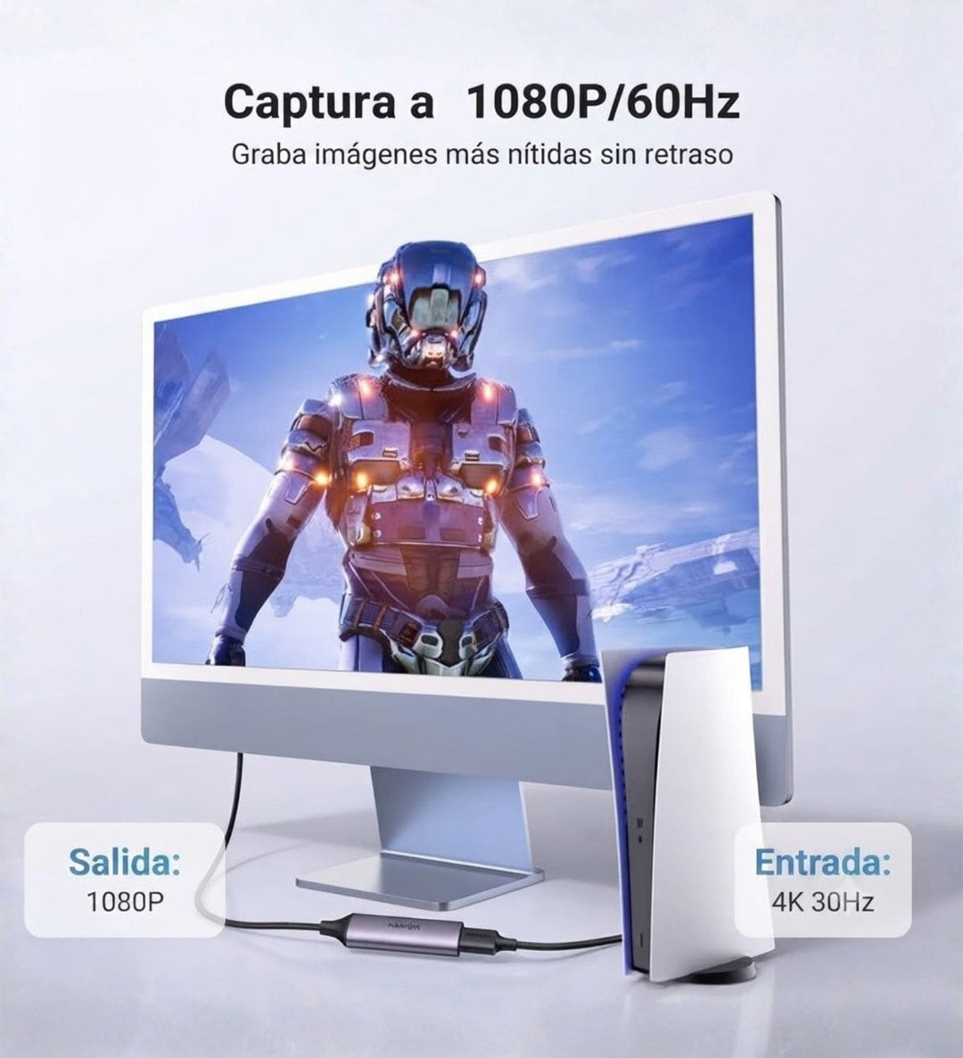 Capturadora De Video HDMI A USB-C 1080p 60Hz Ugreen