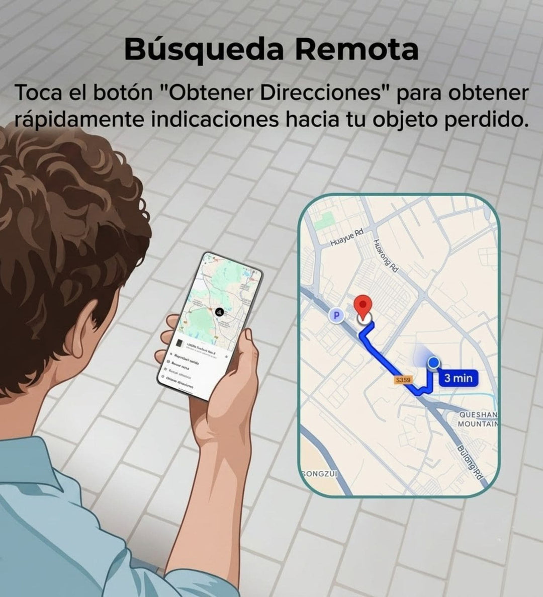 Localizador UGREEN FineTrack Slim G with Google Find Hub Android