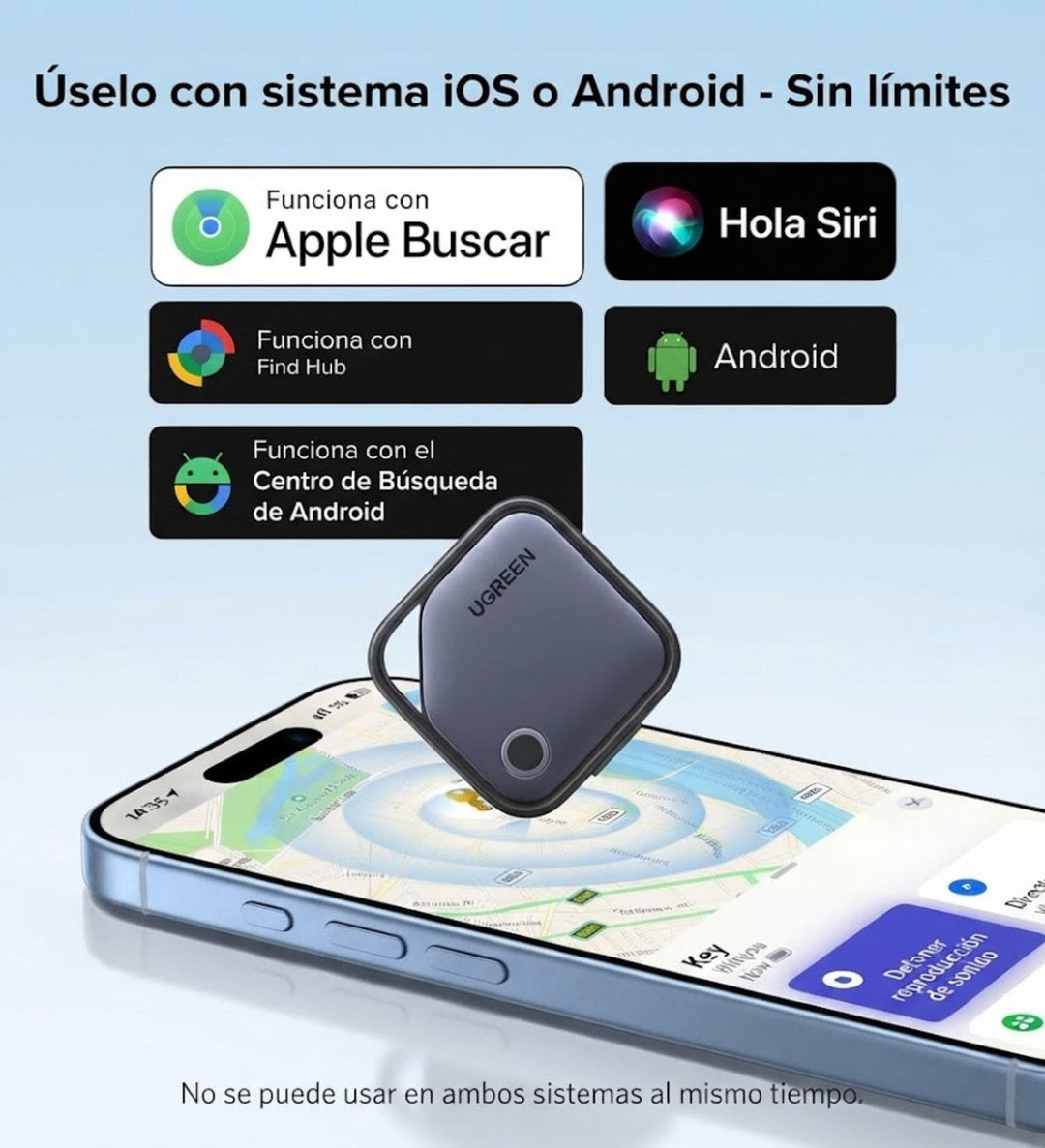 Localizador Smart Finder Pro 4 Pack Ugreen CM916 (iOS and Android)