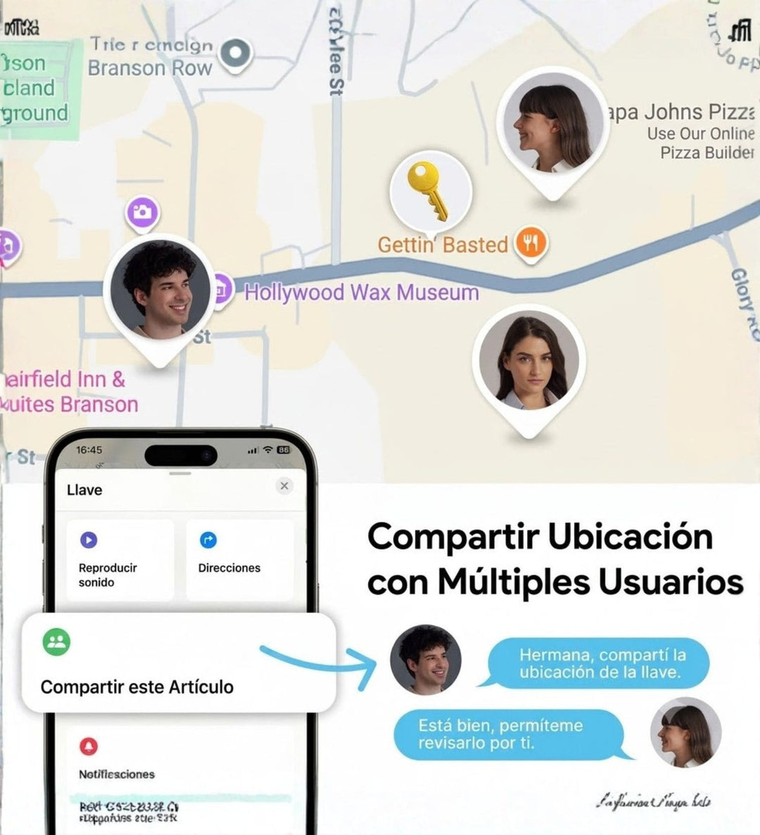 Localizador Dual Smart Finder Pro Ugreen CM916