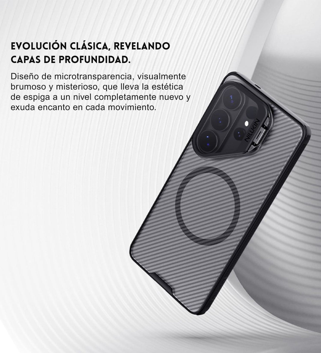 Case protector shockproof con bolsas de aire anticaídas y cubierta de lente para S26 Ultra